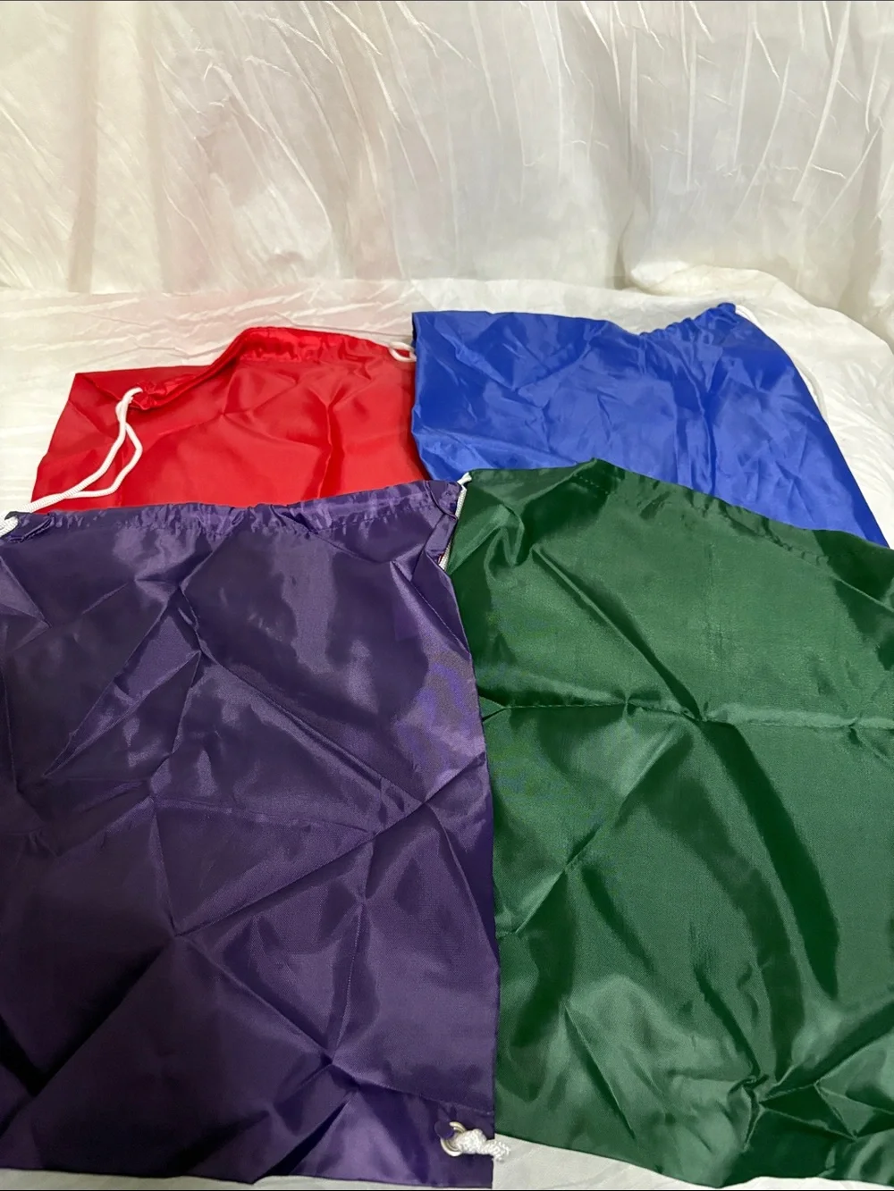 Drawstring Bags bundle of 4 NWOT
